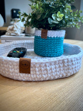 Load image into Gallery viewer, WHITE | Large Crochet Tray
