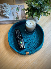 Load image into Gallery viewer, PEACOCK | Large Crochet Tray
