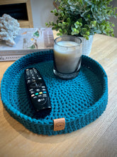 Load image into Gallery viewer, PEACOCK | Large Crochet Tray
