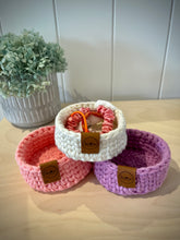 Load image into Gallery viewer, Set of 3 Trinket Trays | LAVENDER - LIGHT CORAL - CREAM
