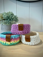 Load image into Gallery viewer, Set of 3 Trinket Trays | LAVENDER - RAINBOW PASTEL - CREAM
