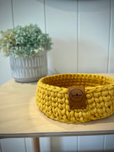 Load image into Gallery viewer, MUSTARD | Small Crochet Tray
