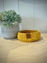 Load image into Gallery viewer, MUSTARD | Small Crochet Tray
