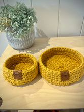 Load image into Gallery viewer, MUSTARD | Nesting Set of 2 | Trinket and Small Tray
