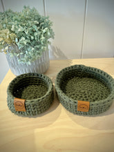 Load image into Gallery viewer, ARMY GREEN | Nesting Set of 2 | Trinket and Small Tray
