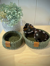 Load image into Gallery viewer, ARMY GREEN | Nesting Set of 2 | Trinket and Small Tray
