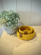 Load image into Gallery viewer, MUSTARD | Nesting Set of 2 | Trinket and Small Tray
