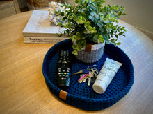 Load image into Gallery viewer, NAVY | Large Crochet Tray
