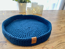 Load image into Gallery viewer, NAVY | Large Crochet Tray
