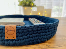 Load image into Gallery viewer, NAVY | Large Crochet Tray
