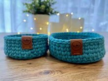 Load image into Gallery viewer, DUSTY TEAL | Nesting Set of 2 | Trinket and Small Tray
