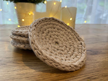 Load image into Gallery viewer, SAND | Crochet Coasters | Set of 4
