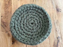 Load image into Gallery viewer, ARMY GREEN | Crochet Coasters | Set of 4
